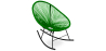 Buy Acapulco Rocking Chair - Black legs  Light green 59411 home delivery
