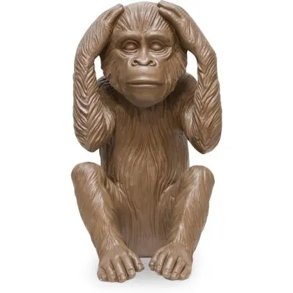 Buy Decorative Design Figure - Deaf Monkey - Sense Brown 58447 with a guarantee 