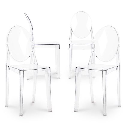 Buy X4 Dining chair Victoire Design Transparent Grey transparent 16459 home delivery 
