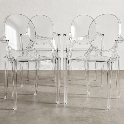 Buy X4 Armchair Louis King Design Transparent Transparent 16464 at MyFaktory 