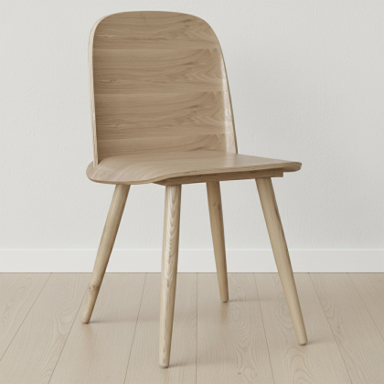 Buy Wooden chair Scandinavian style Nerdy Natural wood 58387 - in the UK 