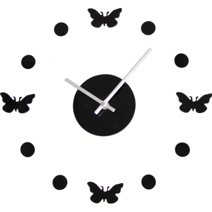 Buy 4 Butterflies Wall Clock Unique 54920 - prices 