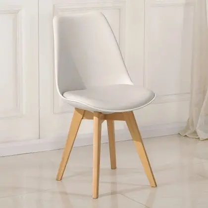 Buy Dining Chair Nordic – Scandinavian Style – Brielle White 58293 - in the UK 