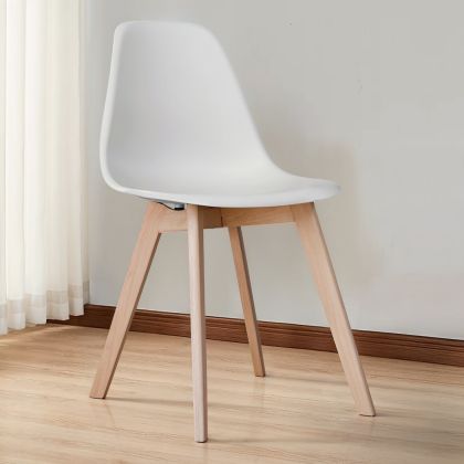Buy Dining Chair Scandinavian Design Brielle  White 58593 - prices 