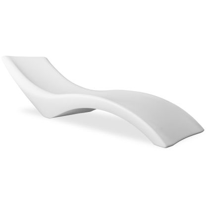 Buy Designer Garden Sun Lounger - Loren White 59003 - in the UK 