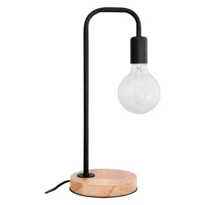 Buy Scandinavian style table lamp - Prinston Black 58979 in the United Kingdom 