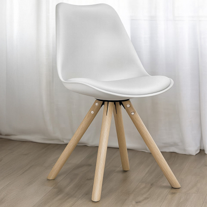 Buy Premium Scandinavian design Brielle chair with Cushion Black 58292 with a guarantee 