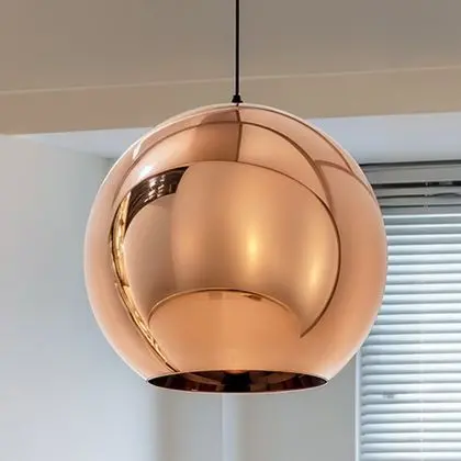 Buy Lamp Cooperlight - 25 cm - Chromed Metal Bronze 99951297 in the United Kingdom 