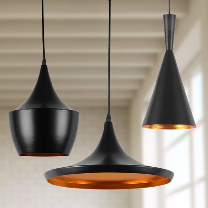 Buy X3 Pendant lamps - Beat Shade Style Black 59258 home delivery 
