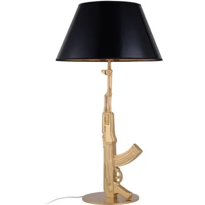 Buy AK47 Rifle Table Lamp Gold 22732 - in the UK 