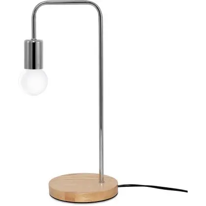 Buy Scandinavian style table lamp - Bor Silver 59299 in the United Kingdom 