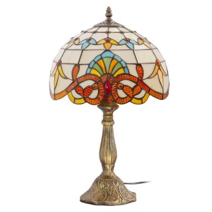 Buy Tiffany table lamp - Crystal Multicolour 59350 with a guarantee 
