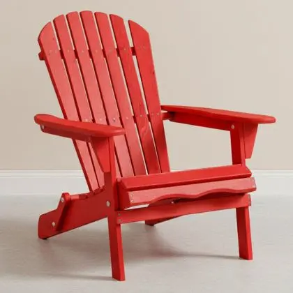 Buy Adirondack Garden Chair - Wood Red 59415 - in the UK 