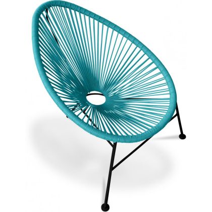Buy Acapulco Chair - Black Legs Black 58294 in the United Kingdom 