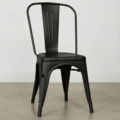 Buy Bistrot Metalix Chair - New Edition - Matte Metal Lavander 59803 in the United Kingdom 