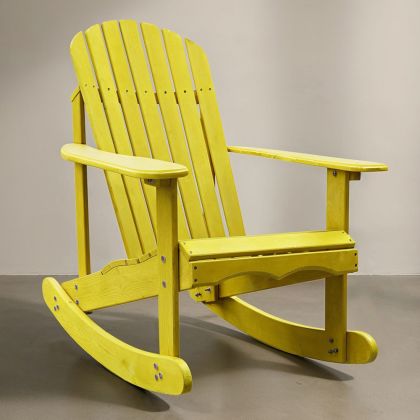 Buy Adirondack Rocking Chair Pastel yellow 59861 - in the UK 