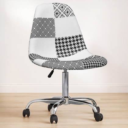 Buy Brielle Office Chair White And Black - Patchwork  White / Black 59864 home delivery 