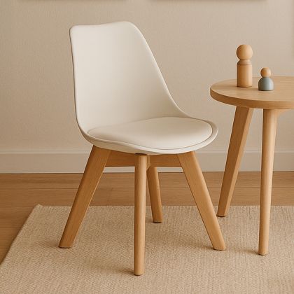 Buy Cushioned High Back Kids' Chair White 59872 at MyFaktory 