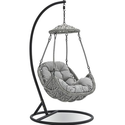 Buy Garden Hanging Chair - Delia Grey 59897 with a guarantee 