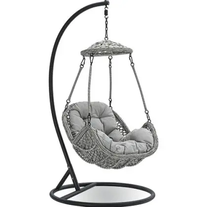 Buy Garden Hanging Chair - Delia Grey 59897 with a guarantee 