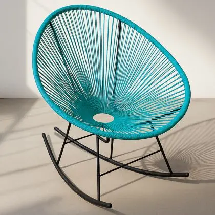 Buy Acapulco Rocking Chair - Black legs - New edition Green 59901 - prices 