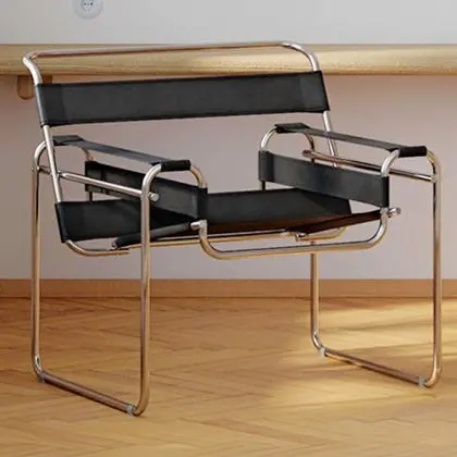 Buy Vasyl Chair -  Faux Leather Black 16815 with a guarantee 