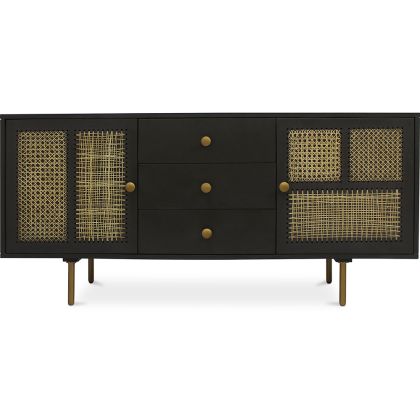 Buy Wooden Sideboard - Vintage Design -  Risei Dark grey 60360 - prices 