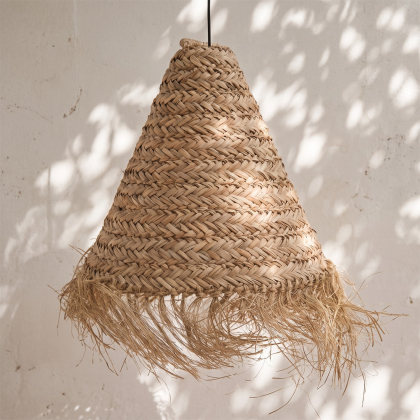Buy Pendant Lamp Shade, Boho Bali Style - Deya Natural 60486 in the United Kingdom