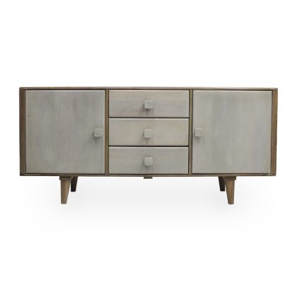 Buy Wooden Sideboard - Vintage Design - Iona Natural wood 60359 home delivery 