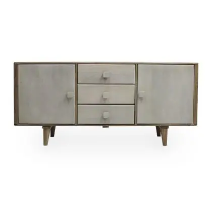 Buy Wooden Sideboard - Vintage Design - Iona Natural wood 60359 with a guarantee 