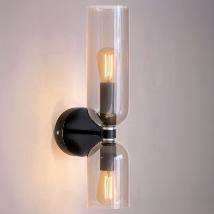 Buy Lamp Wall Light - Crystal and Metal - Hat Smoke 60523 - in the UK
