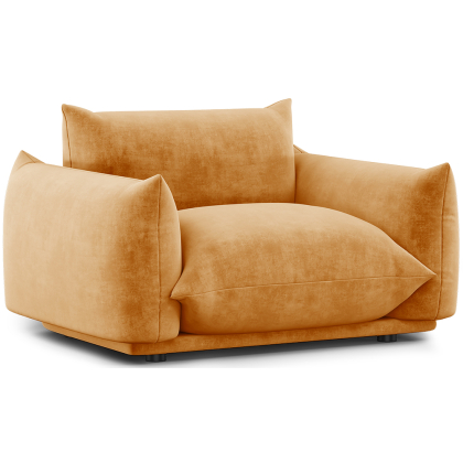 Buy Armchair - Velvet Upholstery - Urana Mustard 61011 at MyFaktory
