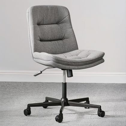 Buy Upholstered Office Chair - Swivel - Arba Dark grey 61144 at MyFaktory 