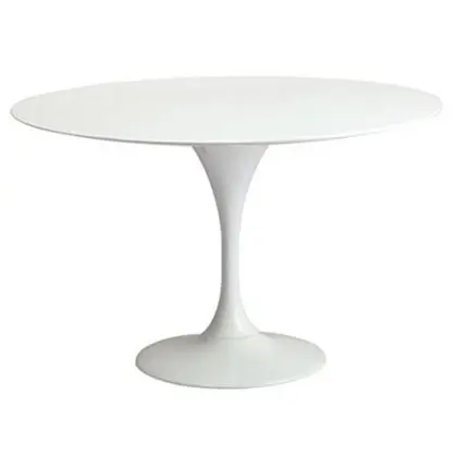 Buy Round Fiberglass Tulipa Table - 110cm White 29845 at MyFaktory 