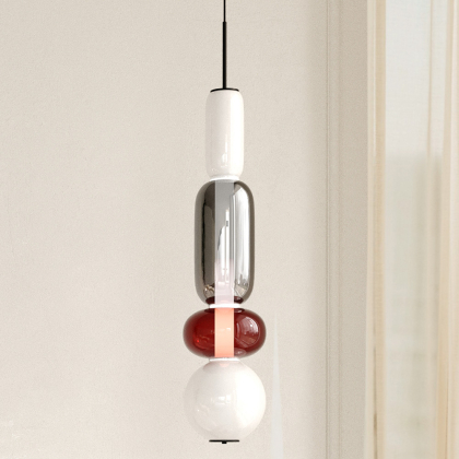 Buy Design Pendant Lamp - LED - Newer Pink 61263 - prices 