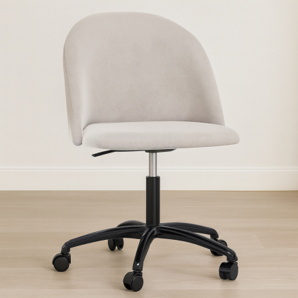 Buy Upholstered Office Chair - Velvet - Bennet Beige 61272 - prices 