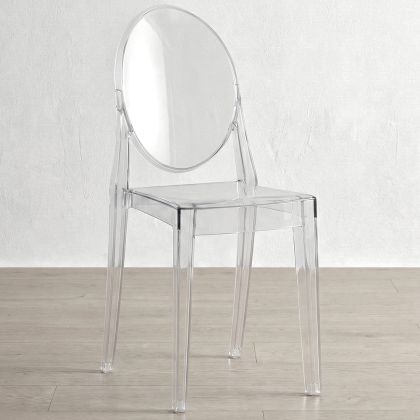 Buy Transparent Dining Chair - Victoire  Transparent 16458 at MyFaktory 