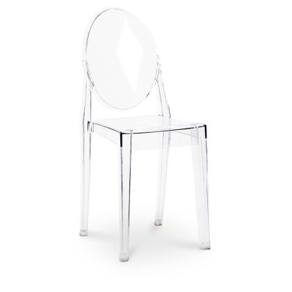 Buy Transparent Dining Chair - Victoire  Transparent 16458 in the United Kingdom 