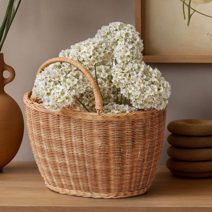 Buy Rattan Basket with Handles - Frinay Natural 61318 with a guarantee 