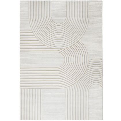 Buy Rug Large Contemporary Modern Design - Beige (290x200 cm) - Serta Beige 61356 with a guarantee 