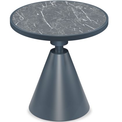Buy Metal and Slate Side Table - Randall  Grey 61464 at MyFaktory 