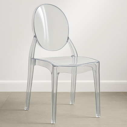 Buy Dining Chair Transparent - Victoria Ghost Style Transparent 61536 with a guarantee 