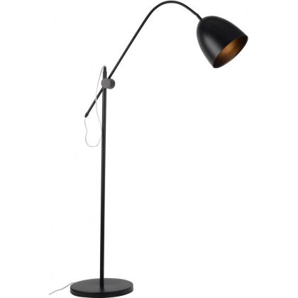Buy Floor lamp – minimalist style floor lamp – metal – Derek Black 16329 in the United Kingdom 