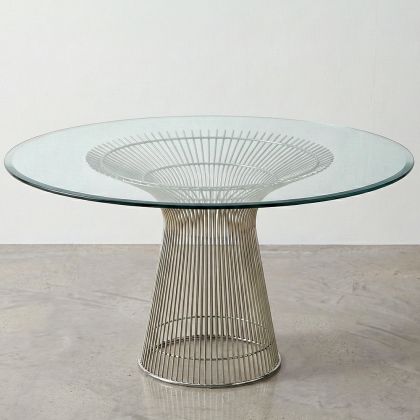 Buy Dining Table Cylinder Steel 16326 - in the UK