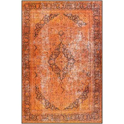 Buy Vintage Oriental Carpet - (290x200 cm) - Umber Multicolour 61624 - prices 