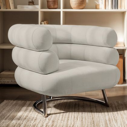 Buy Designer armchair - Faux leather upholstery - Biven Dark blue 16500 with a guarantee 