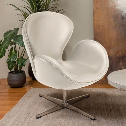 Buy Swin Chair - Faux Leather Green 13663 in the United Kingdom 