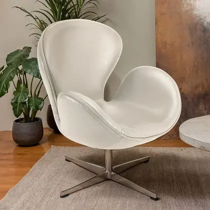 Buy Swin Chair - Faux Leather Green 13663 - prices 