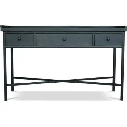 Buy Vintage Industrial Console 3 Drawers - Steel Black 27784 - in the UK 