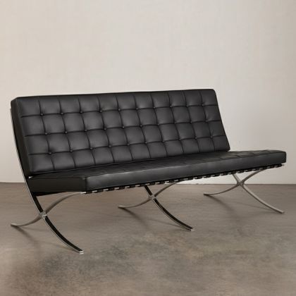Buy City Sofa (3 seats) - Premium Leather Black 13266 in the United Kingdom 